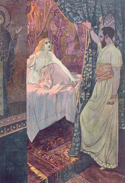 Othello und Desdemona, Szene aus 